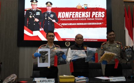 Polres Trenggalek Amankan Jambret Perhiasan, Tersangka Lima Kali Masuk Bui   