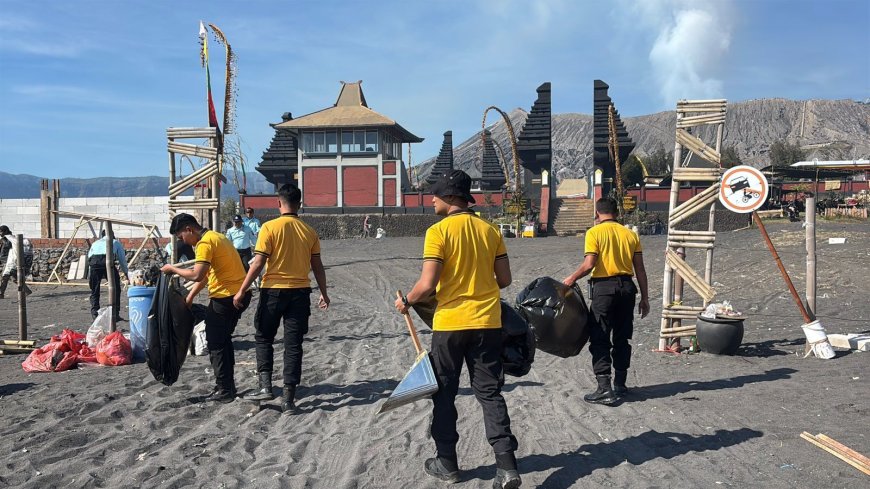 Polres Probolinggo Tunjukkan Kepedulian terhadap Kelestarian Bromo
