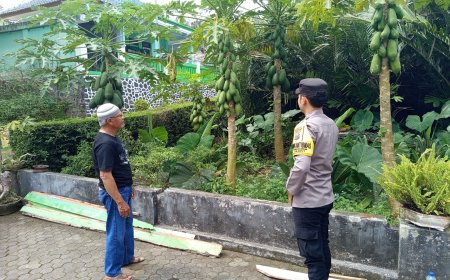 Polres Malang Perkuat Peran Bhabinkamtibmas dalam Mendukung Ketahanan Pangan Nasional