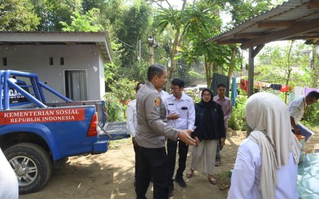 Kepedulian Tanpa Henti, Polres Bondowoso Bantu Bayi Kembar dan Keluarganya