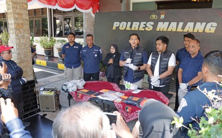 Polres Malang Ringkus Perampok Sadis di Sumberpucung