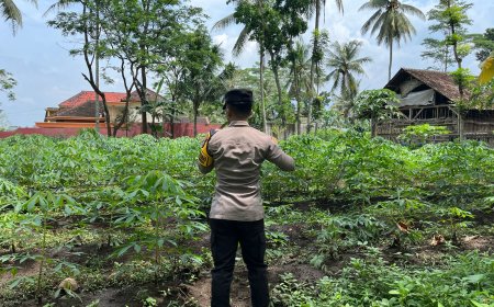 Polres Malang Gencarkan Pendampingan Warga untuk Perkuat Ketahanan Pangan Nasional