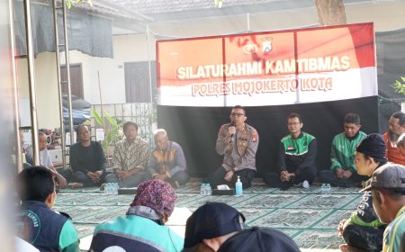 Polres Mojokerto Kota Gelar Silaturahmi Kamtibmas Perkuat Sinergi Bersama Masyarakat