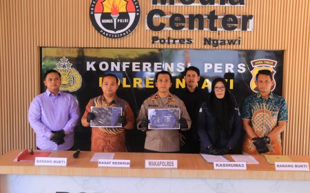Polres Ngawi Tuntaskan Kasus Curanmor di Kendal, DPO Diamankan