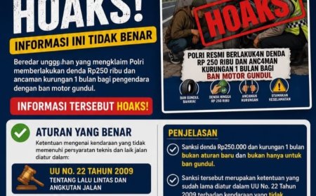 Korlantas Polri Imbau Masyarakat Tidak Menyebarkan Informasi yang Belum Terverifikasi