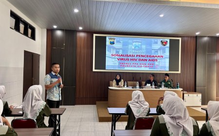 Hari Anak Nasional, Polresta Sidoarjo Edukasi Bahaya HIV/AIDS di Kalangan Pelajar
