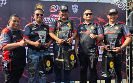 Gas di Sirkuit, Bukan di Jalan! Open Drag Bike Dhira Brata Cup Championship 2026 Resmi Dibuka di Samarinda dalam Rangka Hari Bhayangkara ke-80
