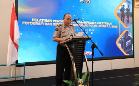 Polda Jatim Gelar Latkatpuan Fotografi dan Videografi, Tingkatkan Kompetensi Personel di Era Digital