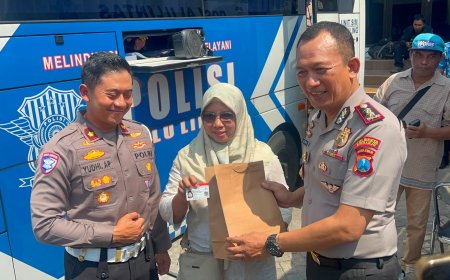 Sambut Hari Kemerdekaan RI ke - 81 Polresta Sidoarjo Hadirkan Layanan SIM Keliling 24 Jam Selama 17 Hari Non Stop