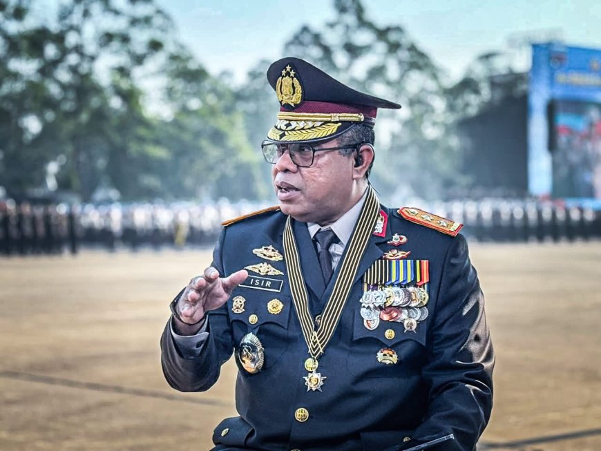 Polri Gelar Upacara Hari Bhayangkara Ke-80 di Satlat Korbrimob Cikeas