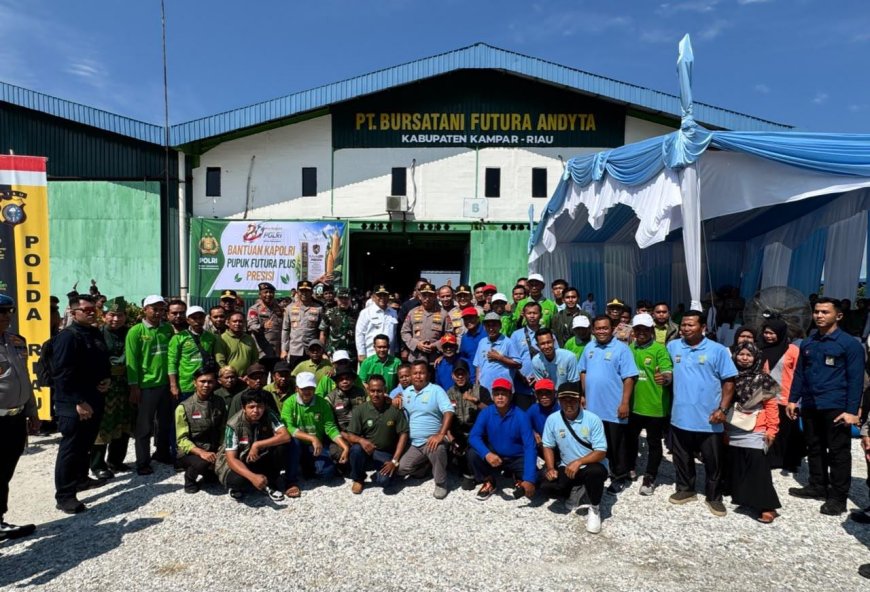 Dari Kampar ke Pasar Global, Kapolri Tinjau Inovasi Pupuk Batu Bara Karya Anak Bangsa