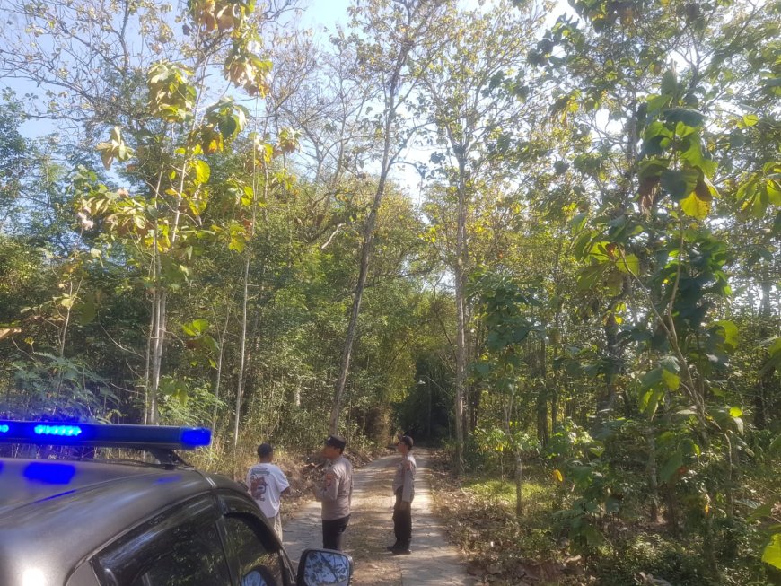 Polres Trenggalek Hadir Jaga Kelestarian Hutan dari Ancaman Kebakaran