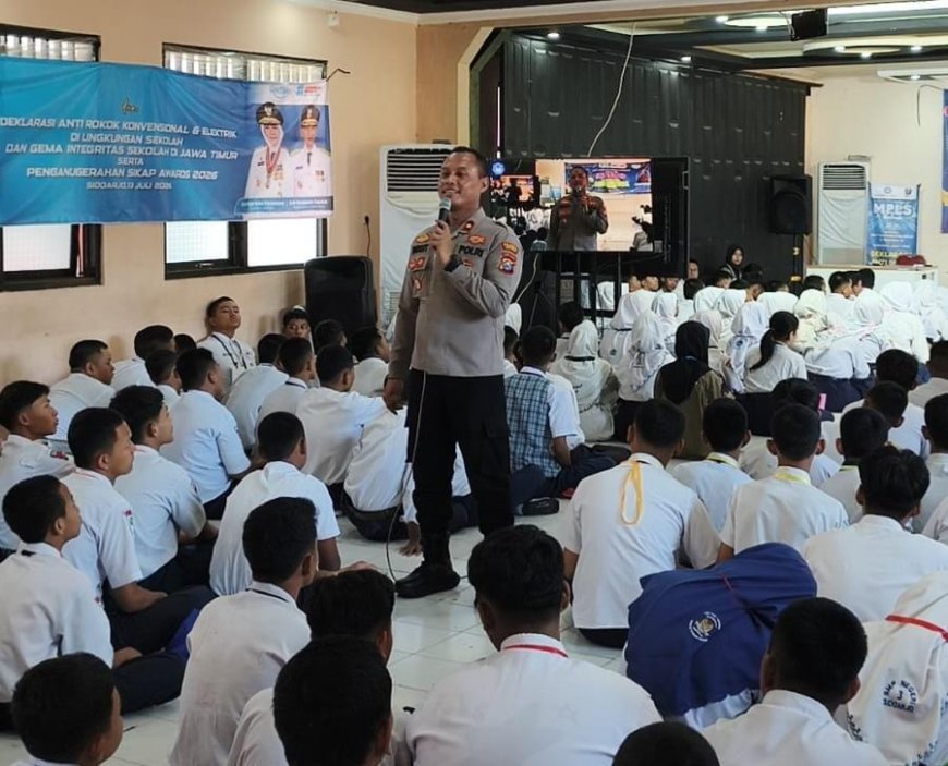 Polresta Sidoarjo Ajak Pelajar Disiplin dan Peduli Kamtibmas