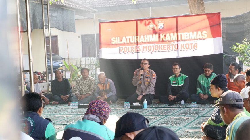 Polres Mojokerto Kota Gelar Silaturahmi Kamtibmas Perkuat Sinergi Bersama Masyarakat