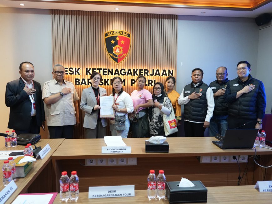 Polri dan Kemnaker Selesaikan Konflik Ketenagakerjaan di PT Amos Indah Indonesia