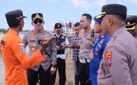Polresta Sumenep Buka Posko Darurat, Respon Cepat Penanganan Korban Kebakaran KM Mutiara Sentosa 2