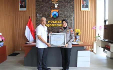 Polres Bojonegoro Raih Penghargaan Kemenkeu atas Pengelolaan DIPA Terbaik
