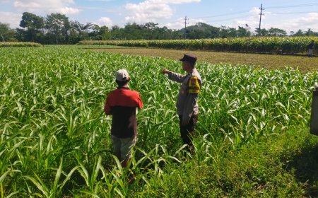 Polres Malang Perhatikan Keberlangsungan Usaha Tani Masyarakat